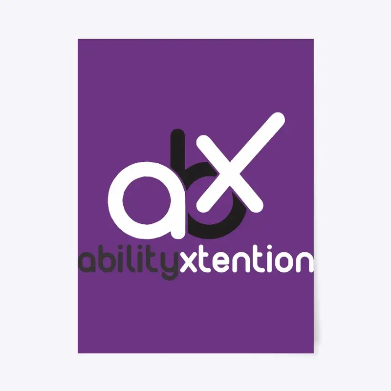 ABX  WHITE / GREY LOGO